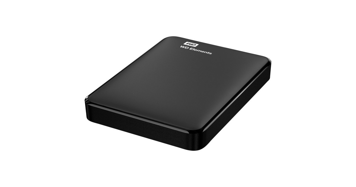 WD Elements Portable 2 TB, Externe Festplatte schwarz, Micro-USB-B 3.2 Gen  1 (5 Gbit/s) | Externe Festplatten
