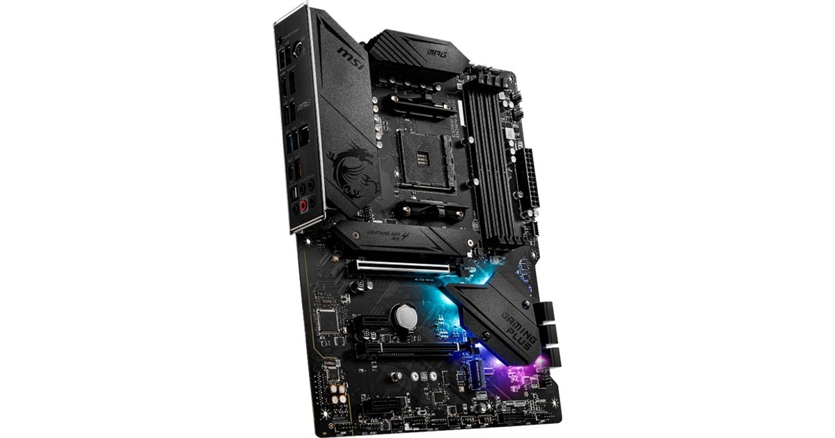 MSI MPG B550 GAMING PLUS, Mainboard schwarz