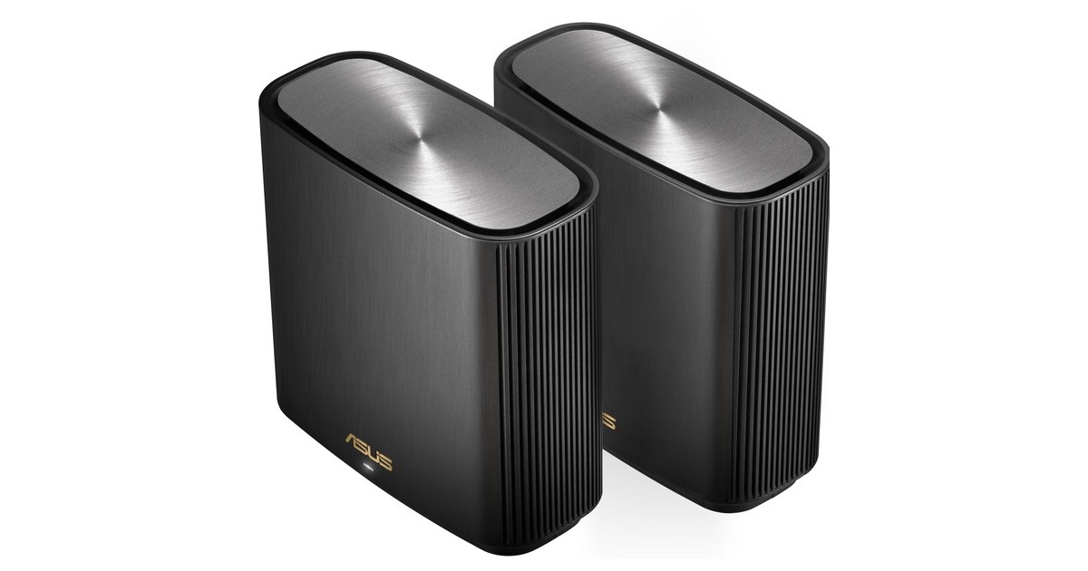 ASUS ZenWiFi AX (XT8) 2er Set, Mobile WLAN-Router schwarz, Set aus