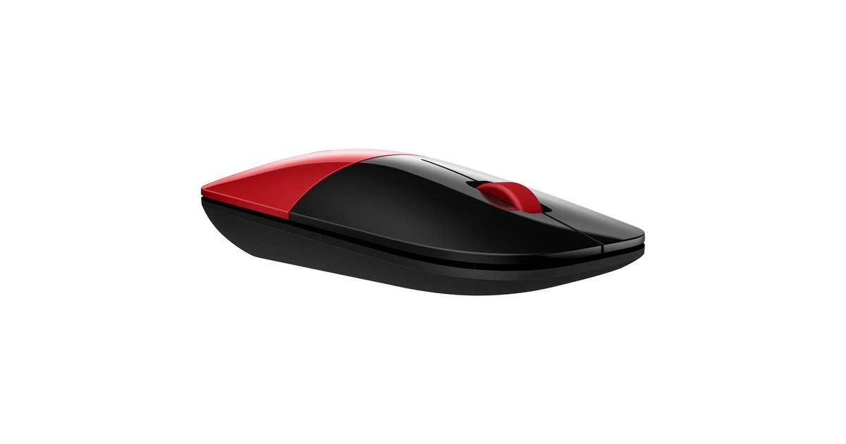 Wireless HP Maus schwarz/rot Z3700