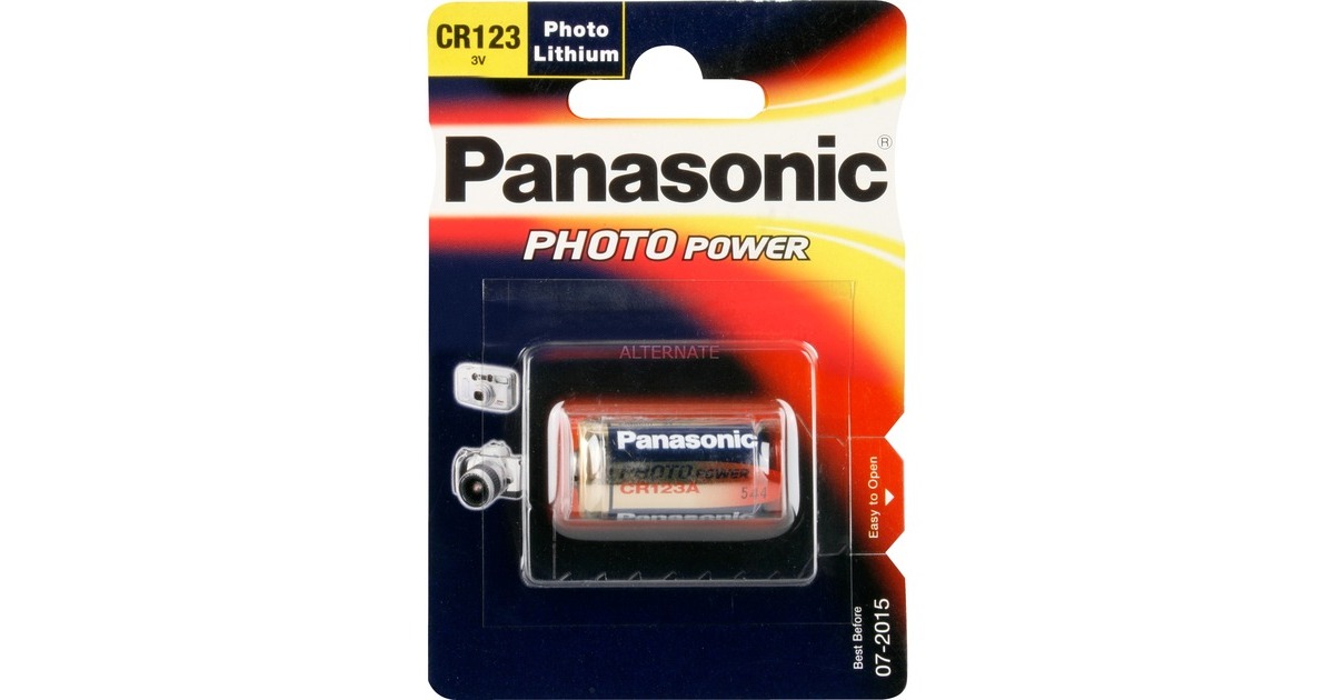 Panasonic Photo Lithium Batteries CR123AL x 2