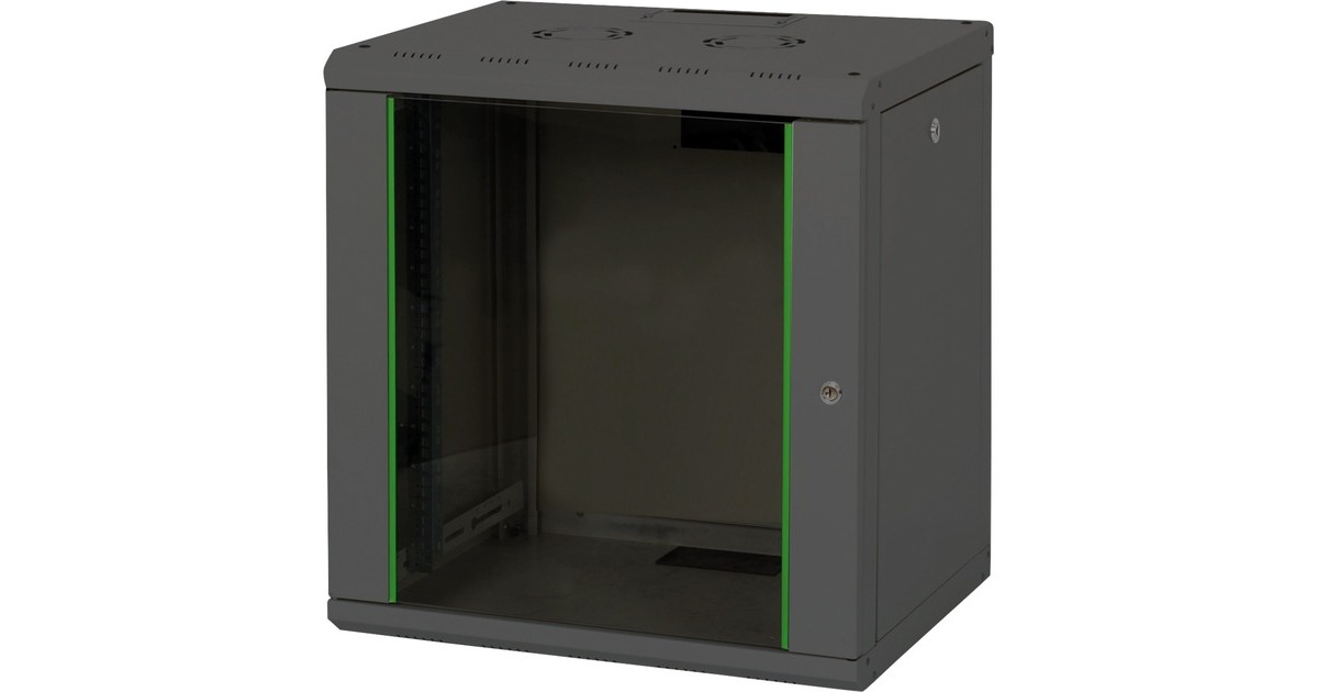 Digitus 483 Mm Wandschrank 12 He It Schrank Schwarz