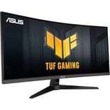 ASUS TUF Gaming VG34VQ3B, Gaming-Monitor 86.4 cm (34 Zoll), schwarz, UWQHD, DisplayPort, HDMI, HDR, USB, Curved, 180Hz Panel