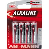 Ansmann Alkaline Red, Batterie 4 Stück, AA