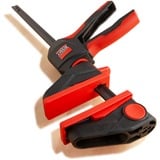 BESSEY Einhandzwinge mit drehbarem Griff EZ360-45 schwarz/rot, 450 / 80