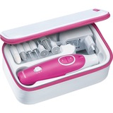 Beurer MP 44 Maniküre-/Pediküre-Set, Nagelpflege pink/weiß, inkl. Nagelpflegeset