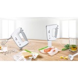 Bosch Handmixer ErgoMixx MFQ364V0 weiß/grau, 450 Watt, mit Mixfuß, Becher und Vakuum-System