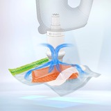 Bosch Handmixer ErgoMixx MFQ364V0 weiß/grau, 450 Watt, mit Mixfuß, Becher und Vakuum-System