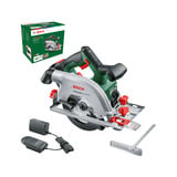 Bosch Heimwerken & Garten Handkreissäge UniversalCirc 18V-53, 18Volt grün/schwarz, Li-Ionen Akku 2,5Ah, POWER FOR ALL ALLIANCE
