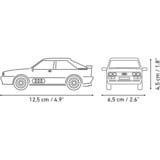 COBI Audi Quattro 1980, Konstruktionsspielzeug weiß, Maßstab 1:35