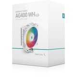 DeepCool AG400 WH ARGB, CPU-Kühler weiß, 120 mm