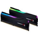 G.Skill DIMM 32 GB DDR5-6400 (2x 16 GB) Dual-Kit, Arbeitsspeicher schwarz (matt), F5-6400J3239G16GX2-TZ5RK, Trident Z5 RGB, INTEL XMP