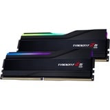 G.Skill DIMM 32 GB DDR5-6400 (2x 16 GB) Dual-Kit, Arbeitsspeicher schwarz (matt), F5-6400J3239G16GX2-TZ5RK, Trident Z5 RGB, INTEL XMP