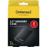 Intenso Memory Case 2 TB, Externe Festplatte schwarz, extern, Micro-USB-B 3.2 Gen 1 (5 Gbit/s)