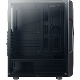 Inter-Tech IT-3306 Cavy, Tower-Gehäuse schwarz, Window-Kit