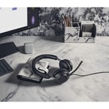 Jabra Evolve2 40 SE , Headset schwarz, MS-Version, Stereo, USB-A und USB-C