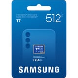 Samsung T7 microSDXC 512 GB, Speicherkarte blau