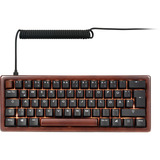 Sharkoon SKILLER SGK50 S4 Gen2 Wood PBT, Gaming-Tastatur holz/schwarz, DE-Layout, Gateron G Pro 3.0 Yellow
