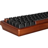 Sharkoon SKILLER SGK50 S4 Gen2 Wood PBT, Gaming-Tastatur holz/schwarz, DE-Layout, Gateron G Pro 3.0 Yellow