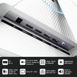 Arozzi Nova 27T2K180, Gaming-Monitor 68.6 cm (27 Zoll), weiß, QHD, IPS, HDMI, DP, Lautsprecher, 180Hz Panel