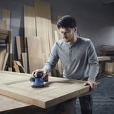 Bosch Professional Akku-Exzenterschleifer GEX 185-LI Professional, 18Volt blau/schwarz, Li-Ion Akku 4,0Ah, Ø 125mm, Koffer