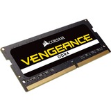Corsair SO-DIMM 16 GB DDR4-3200 (1x 16 GB) , Arbeitsspeicher schwarz, CMSX16GX4M1A3200C22, Vengeance