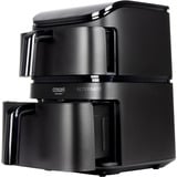 Cosori Heißluftfritteuse Turbo Tower Air CAF-DC121-ADER schwarz, 2.630 Watt, 2 Körbe mit 4,3 & 6,5 Liter
