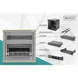 Digitus Netzwerk-Set 254 mm (10") - 6HE, 312 x 300 mm (B x T), IT-Schrank schwarz, 6 Höheneinheiten