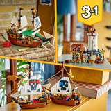 LEGO 31387 Creator 3-in-1 Legendäres Piratenschiff, Konstruktionsspielzeug 