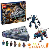 LEGO 76156 Marvel Super Heroes - Aufstieg des Domo, Konstruktionsspielzeug Superhelden-Raumschiff aus dem Film The Eternals