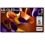 LG OLED65G48LW, OLED-Fernseher 164 cm (65 Zoll), silber/schwarz, UltraHD/4K, Twin Triple Tuner, Mit Wandhalterung (ohne Standfuß), 120Hz Panel