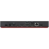 Lenovo ThinkPad Universal Thunderbolt 4 Dock, Dockingstation schwarz/rot