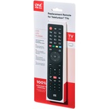 ONE FOR ALL Telefunken TV Ersatzfernbedienung schwarz