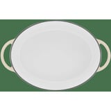 Tefal Ovaler Bräter aus Lov Gusseisen Ø 34cm beige, mit Deckel, 7,2 Liter