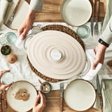 Tefal Ovaler Bräter aus Lov Gusseisen Ø 34cm beige, mit Deckel, 7,2 Liter