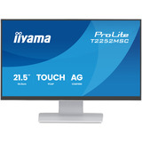 iiyama ProLite T2252MSC-W2AG, LED-Monitor 54.6 cm (21.5 Zoll), weiß (matt), FHD, IPS, Touchscreen, HDMI, DP, USB-Hub