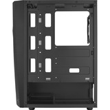 Aerocool Wave-G-BK-v3, Tower-Gehäuse schwarz, Gehärtetes Glas