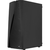 Aerocool Wave-G-BK-v3, Tower-Gehäuse schwarz, Gehärtetes Glas