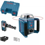 Bosch Professional Rotationslaser GRL 400 H Professional blau/schwarz, rote Laserlinie, mit Laser-Empfänger LR 45, in L-BOXX