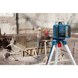 Bosch Professional Rotationslaser GRL 400 H Professional blau/schwarz, rote Laserlinie, mit Laser-Empfänger LR 45, in L-BOXX