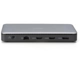 Digitus 11 Port USB-C Dockingstation grau/schwarz