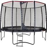 Exit Toys Trampolin PeakPro, Fitnessgerät schwarz, rund, 305 cm Durchmesser, inkl. Sicherheitsnetz und Leiter