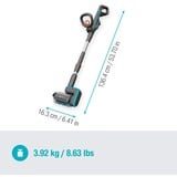 GARDENA Akku-Multi-Reiniger AquaBrush Patio 18V P4A solo, Hartbodenreiniger grau/türkis, ohne Akku und Ladegerät, POWER FOR ALL ALLIANCE