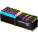 G.Skill DIMM 32 GB DDR4-3600 (4x 8 GB) Quad-Kit, Arbeitsspeicher schwarz, F4-3600C18Q-32GTZR, Trident Z RGB, INTEL XMP