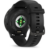 Garmin Venu 3, Smartwatch schwarz/dunkelgrau, 45 mm, schwarzes Silikon-Armband