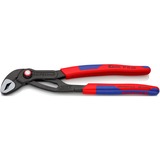 KNIPEX Cobra QuickSet Rohr- / Wasserpumpen-Zange 87 22 250 rot/blau, Länge 250mm, für Rohre bis 2"