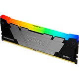 Kingston FURY DIMM 32 GB DDR4-3200 , Arbeitsspeicher schwarz, KF432C16RB2A/32, Renegade RGB, INTEL XMP