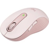 Logitech Signature M650 L Wireless, Maus rosa, Größe L, Chromebook zertifiziert