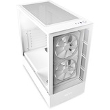 NZXT H5 Elite All White, Tower-Gehäuse weiß (matt), Tempered Glass