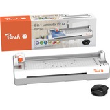 Peach 6 in 1 Laminiergerät inkl. Eckenrunder und Trimmer A4 (PBP350 ) 